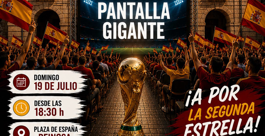El Ayuntamiento de Reinosa instalar� una pantalla gigante en la Plaza de Espa�a para la final del Mundial