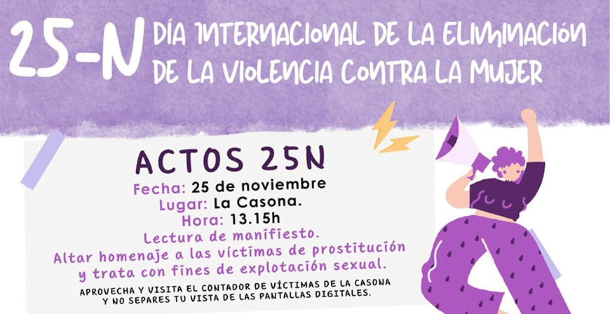 El Ayuntamiento de Reinosa presenta los actos conmemorativos del Da Internacional de la Eliminacin de la Violencia contra la Mujer