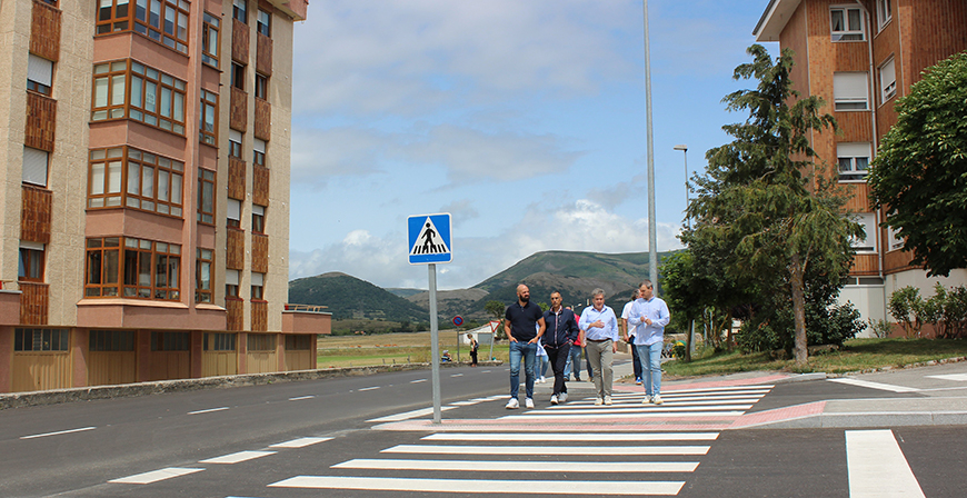 El Ayuntamiento de Reinosa recepciona las obras de la calle Ronda 