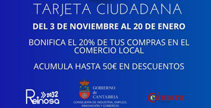 El Ayuntamiento Reinosa vuelve a incentivar las compras en el comercio local con los descuentos de la nueva campaa de la Tarjeta Reinosa Plus