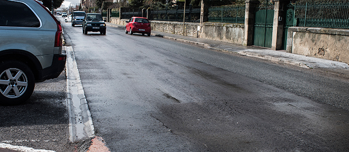 Los badenes proliferan en la Avenida Castilla