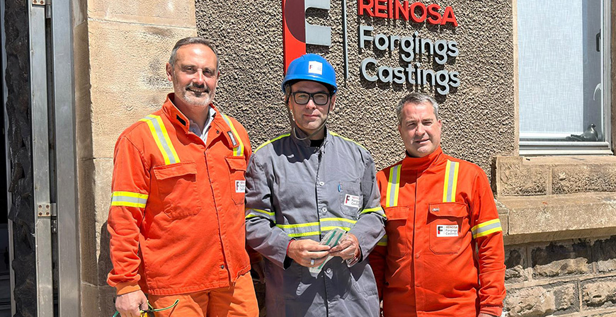 Balbont�n inicia en Reinosa Forgings & Castings una ronda de visitas a las principales empresas de la ciudad