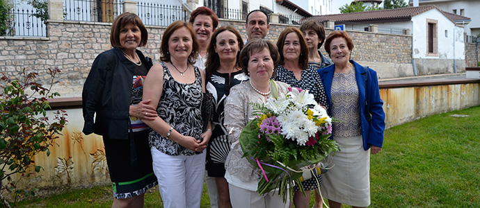 Begoa Lpez se jubila por el Colegio Alto Ebro