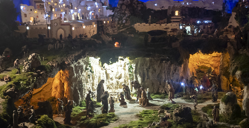 El Beln de los Carmelitas ya anuncia la Navidad