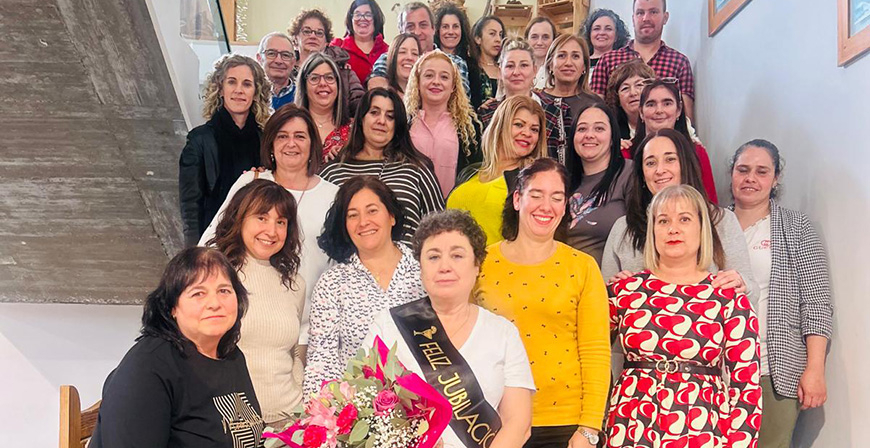 Beln Prez se jubila en Cutara despus de 36 aos de trabajo