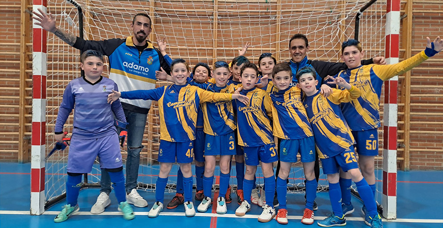 El benjamn B de Enmedio se proclama campen de la Liga Plata