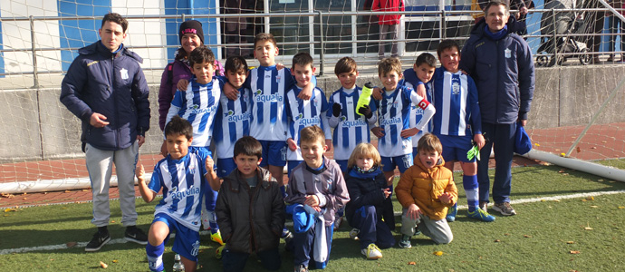 Los benjamines del Naval golean al Miengo