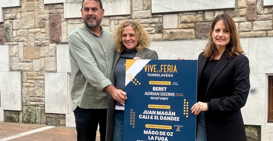 Beret, Cali & El Dandee, Juan Magn, Mgo de Oz y La Fuga actuarn en el festival Vive la Feria de Torrelavega