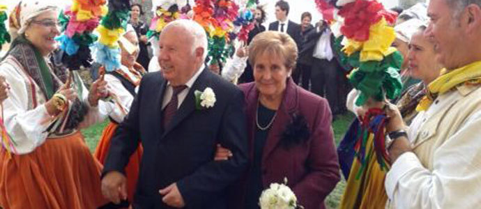 Berto Herrero y Berta Merino celebraron sus Bodas de Oro