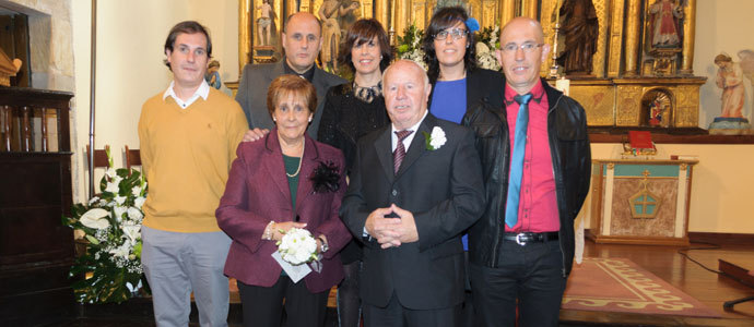 Berto Herrero y Berta Merino celebraron sus Bodas de Oro