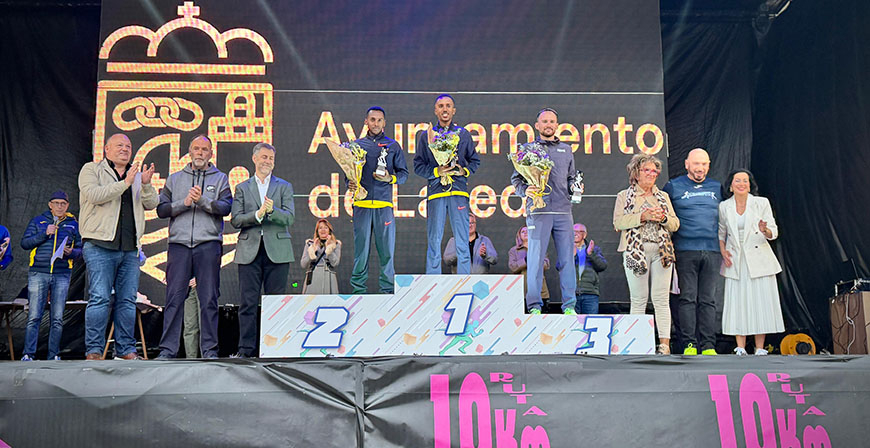 Biniam Mehary y Klara Lukan triunfan en los 10 km de Laredo