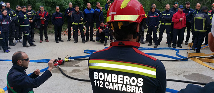 Los bomberos de Cantabria participan en las jornadas internacionales de Bjar 