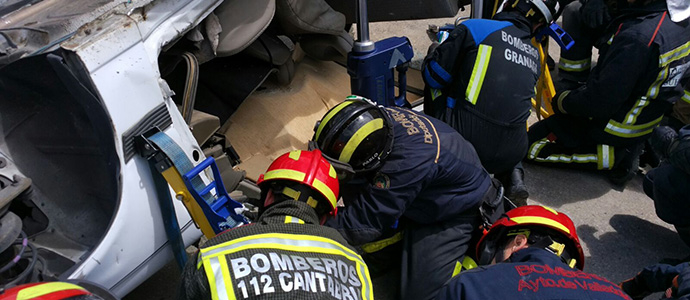 Los bomberos de Cantabria participan en las jornadas internacionales de Bjar 