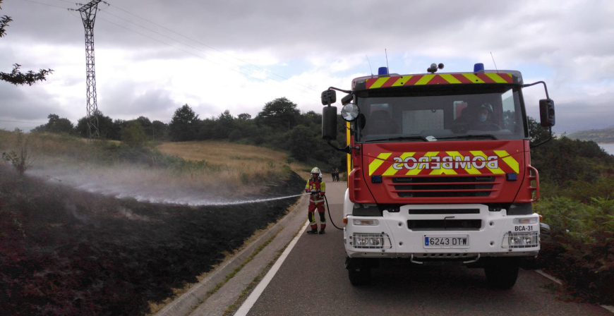 Los bomberos intervienen en Valderredible, Las Rozas de Valdearroyo y Campoo de Enmedio