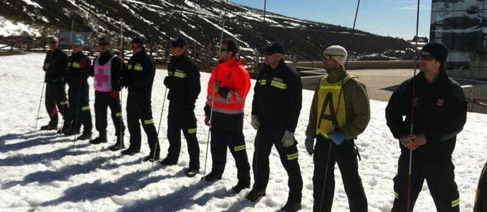 Los Bomberos de Reinosa se especializan en avalanchas