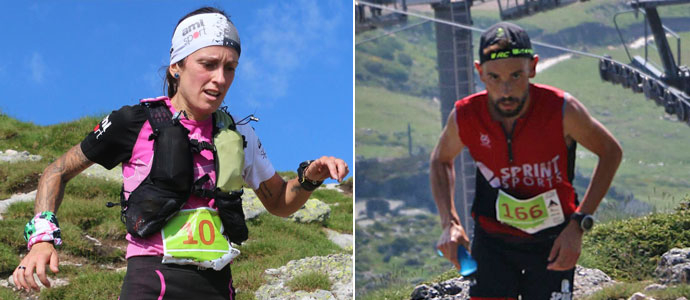 Borja Fernndez y Azahara Garca de los Salmones, los reyes de la V Herradura de Campoo 