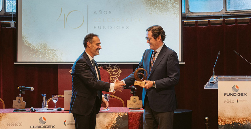 Borja Lambea,CEO de Reinosa Forgings & Castings, reconocido por su labor al frente de Asociacin Espaola de Exportadores de Fundicin