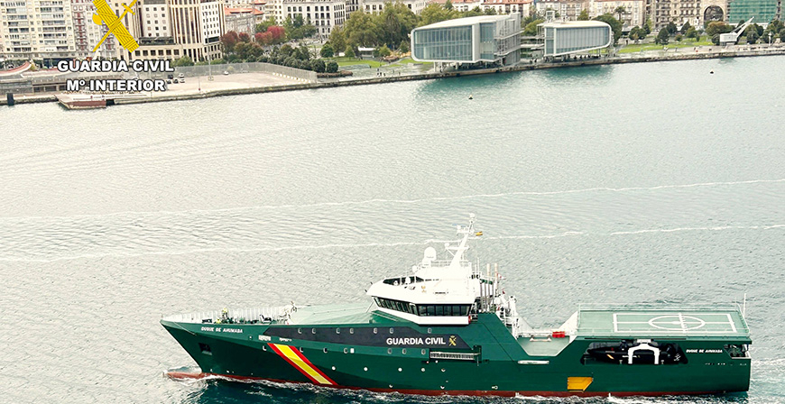 El buque oce�nico 'Duque de Ahumada' podr� ser visitado este s�bado en el puerto de Santander 