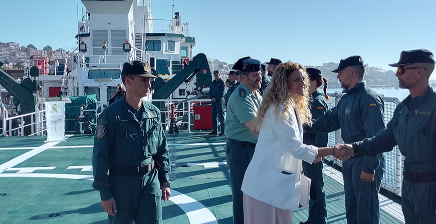 El buque ocenico de la Guardia Civil 