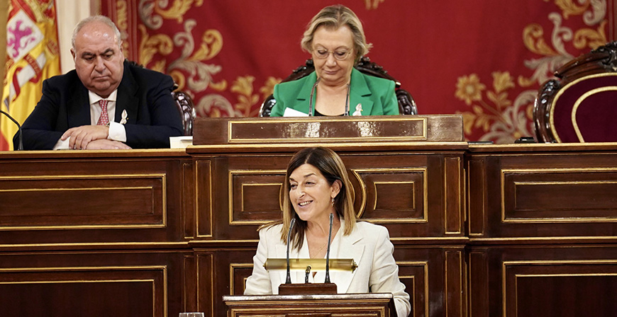 Buruaga advierte en el Senado que no tolerar 