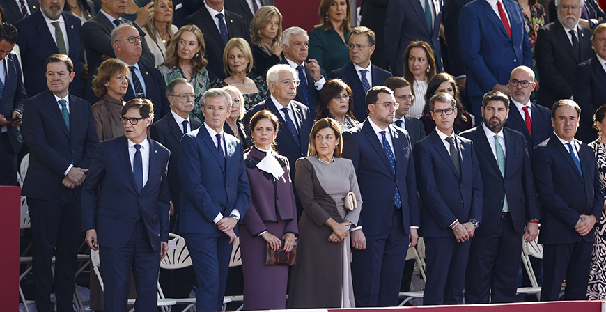 Buruaga asiste en Madrid a la celebraci�n del D�a de la Fiesta Nacional 