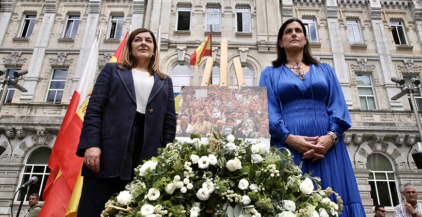 Buruaga participa en el homenaje a Miguel ngel Blanco con motivo del 26 aniversario de su asesinato