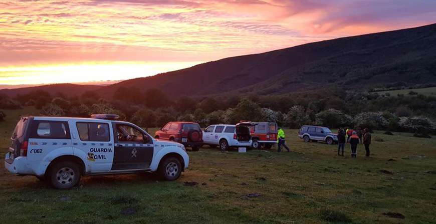 Buscan a un vecino de Campoo de Suso desaparecido en el entorno de la Cruz de Fuentes