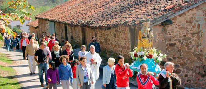 Bustillo del Monte honrar este fin de semana a la Virgen del Rosario