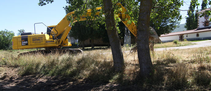 La CA-830 entre Izara y Suano, cortada por obras