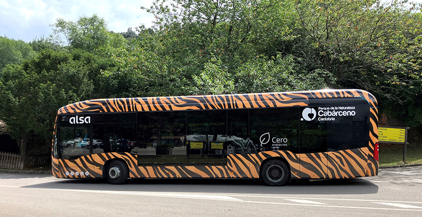 Cabrceno activa el 'Ecobs' gratuito hasta el 15 de septiembre