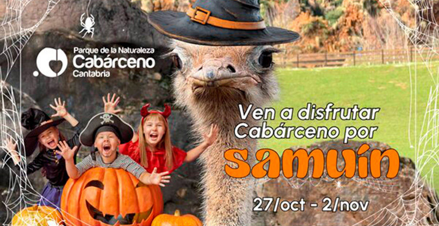 Cabrceno celebrar el Samun con acceso gratuito para los menores que acudan disfrazados
