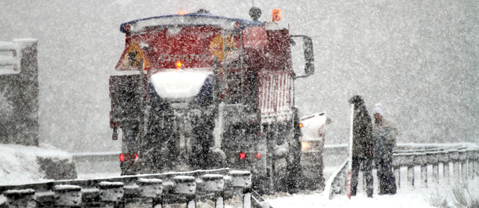 Cadenas para subir a Alto Campoo y Palombera, precaucin en la A-67