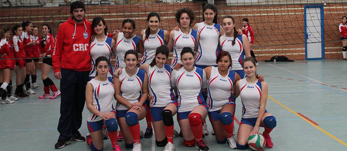 Las cadetes y alevines del CRC Voleibol pierden ante el ESVOL en dos encuentros muy disputados