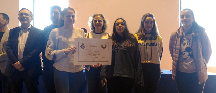Los cadetes femenino y masculino del Club Ajedrez Campoo ganan el Campeonato Escolar de Cantabria por equipos