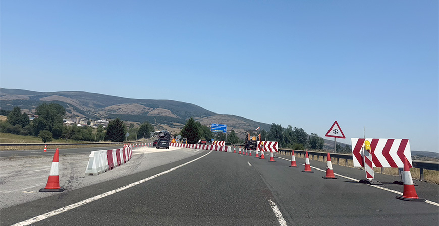 La calzada derecha de la A-67 en sentido Santander se cortar� al tr�fico entre Reinosa y Mataporquera desde el 9 de julio hasta final de mes