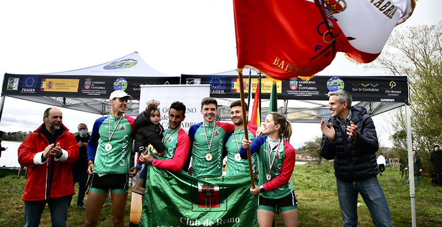 Camargo y Astillero se imponen en el Campeonato de Cantabria de Bateles celebrado en La Poblacin