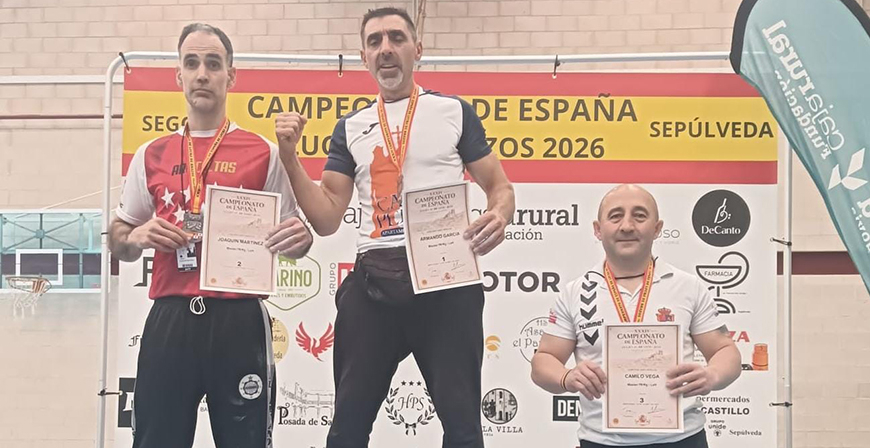 Camilo Vega, plata y bronce en el Nacional de Lucha de Brazos