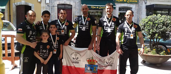 Camilo Vega y Ral Fernndez, campeones de Espaa de Lucha de Brazos