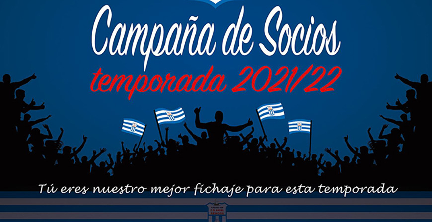 Campaa de abonados del CD Naval para la temporada 2021/22