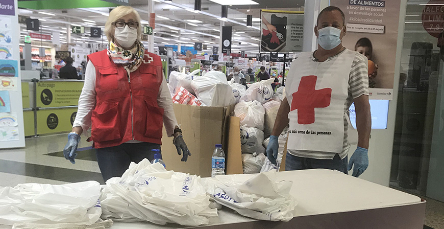 La campaa #KilosdeSolidaridad de Cruz Roja recauda en Cantabria 23 toneladas de alimentos que se repartirn entre ms de 1.000 familias 