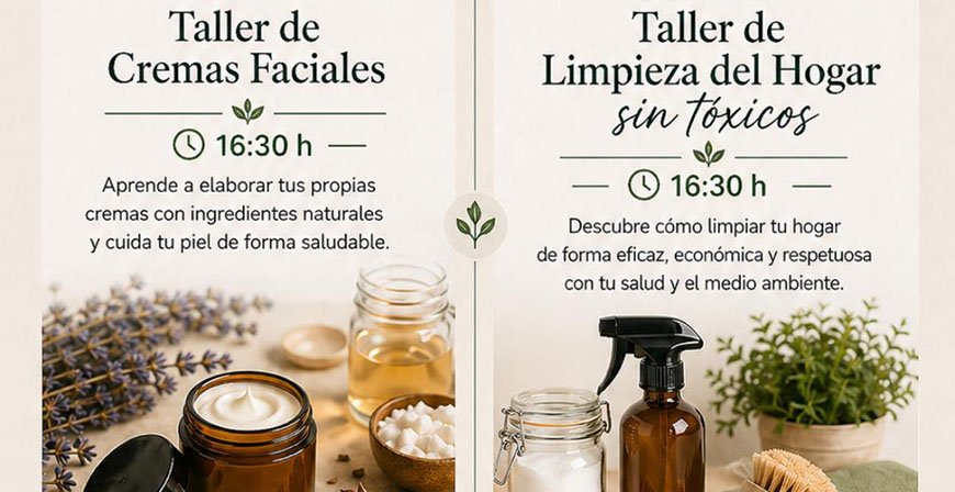Campo de Enmedio impulsa talleres de vida natural para el cuidado personal y del hogar