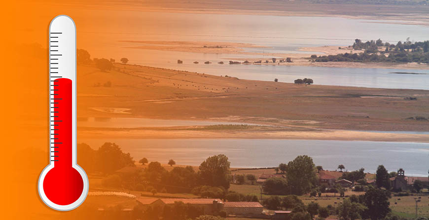 Campoo, en alerta por temperaturas cercanas a los 37C