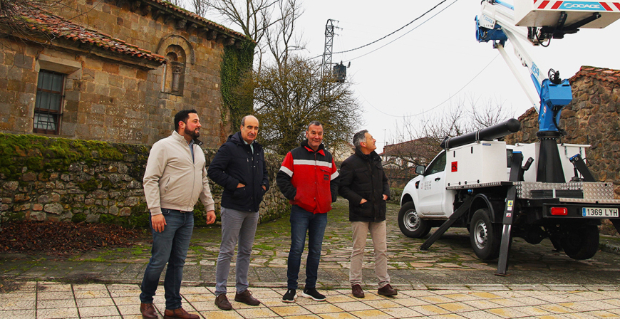Campoo de Enmedio inicia la sustitucin de 695 luminarias por led y la reforma de 29 cuadros elctricos