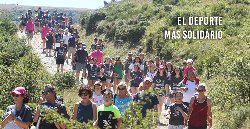 Campoo de Enmedio marcha a favor de la Asociacin Cntabra de Fibrosis Qustica