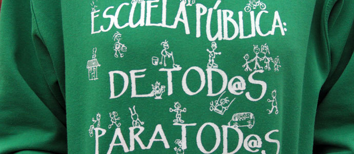 Campoo secunda la Huelga de Educacin
