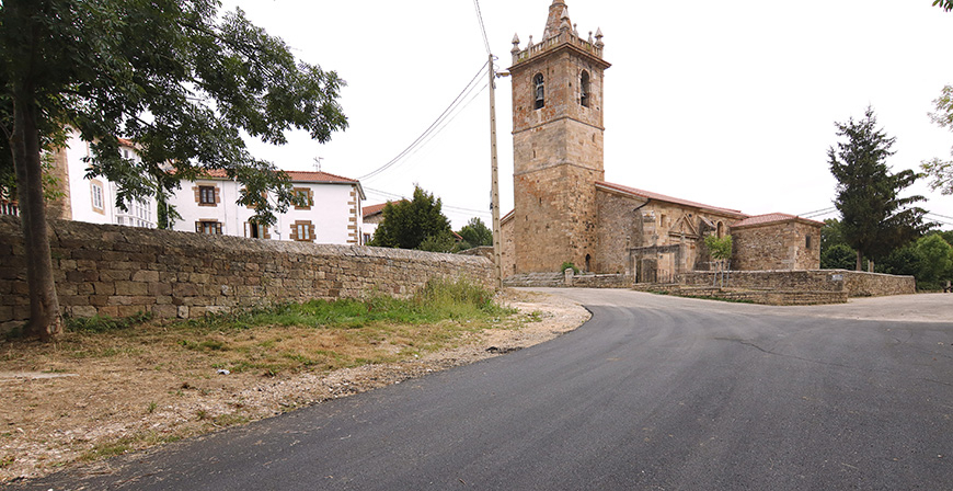 Campoo de Suso afronta la recta final del asfaltado de once pueblos