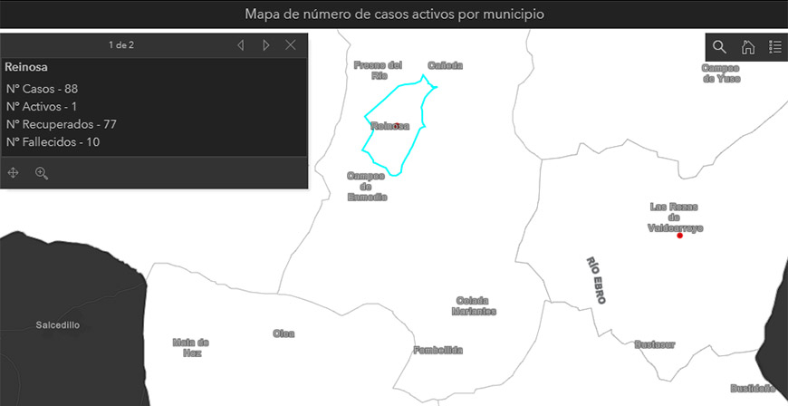 Campoo tiene dos casos activos de Covid-19