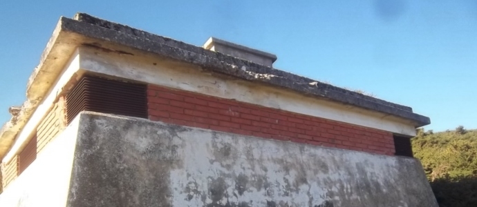 Campoo de Yuso construye un refugio para murcilagos en un depsito abandonado de Lanchares