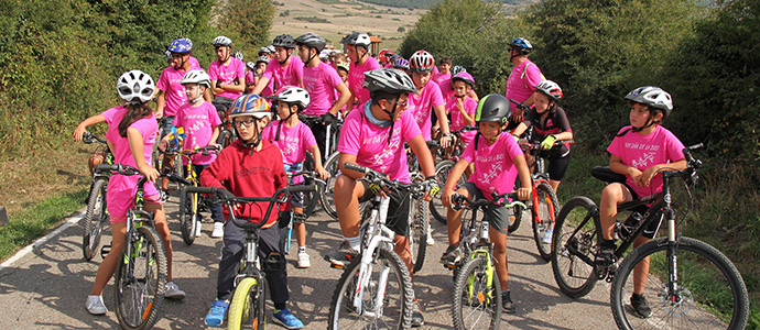 Campoo Yuso se subi a la bicicleta
