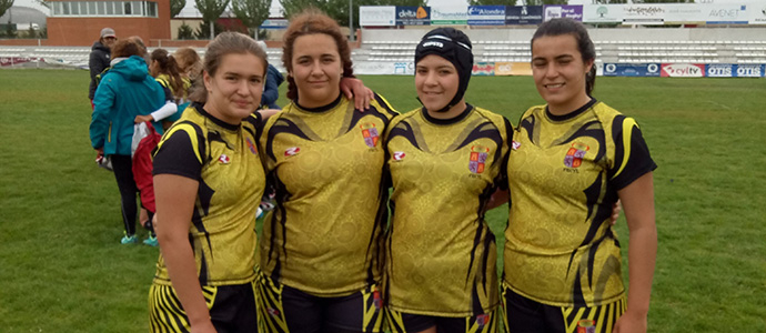 La campurriana Luca Malagn disput el Nacional con la Seleccin de Rugby Femenino de Castilla y Len 